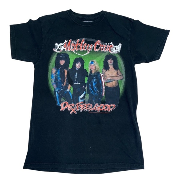 Motley Crue Dr. Feelgood Graphic T-Shirt 2021 Dr Feelgood Photo T-Shirt - Picture 1 of 7